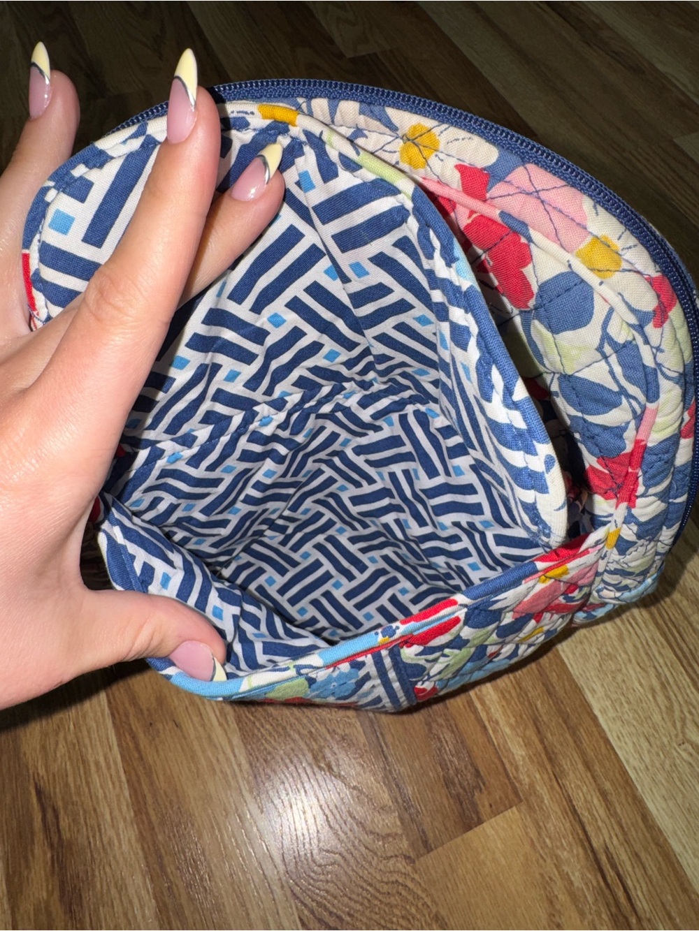 Vera Bradley Mini Backpack Summer Cottage Floral Quilted Bookbag - Picture 3 of 9